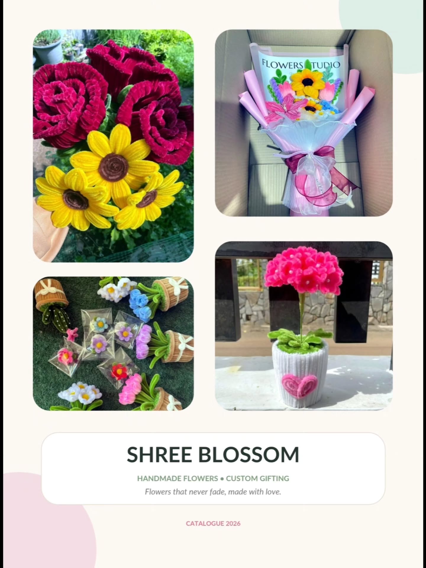 Shree Blossom handmade flower collection